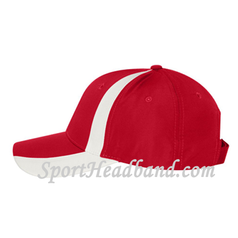 Red/White Dri-Fit Performance Cap side view